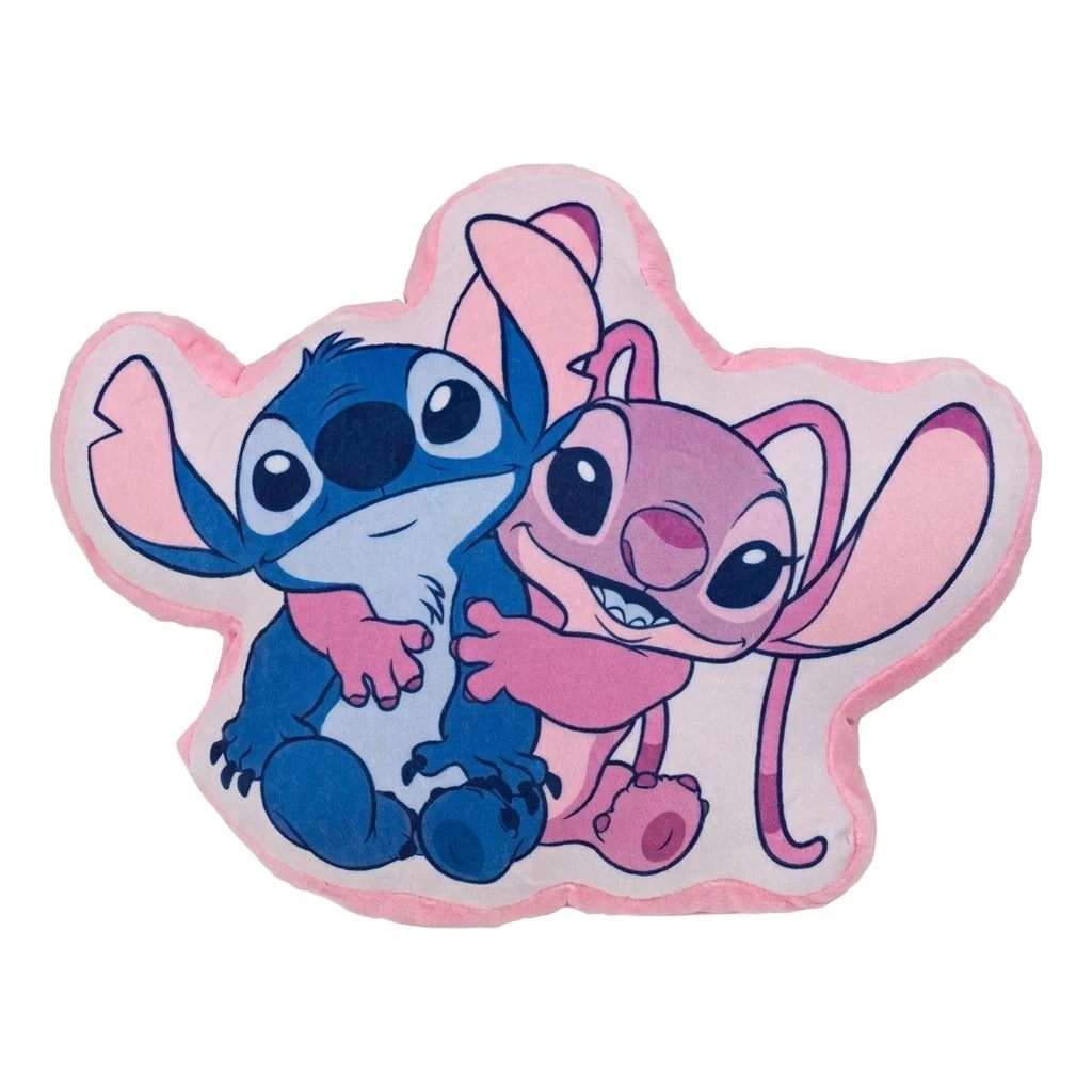 Coussin 3D Stitch et Angel