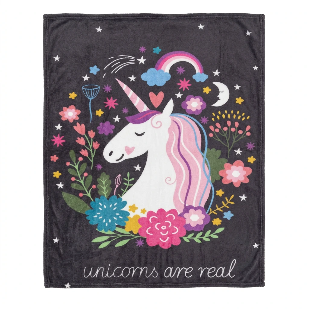 Couverture polaire LICORNE REAL