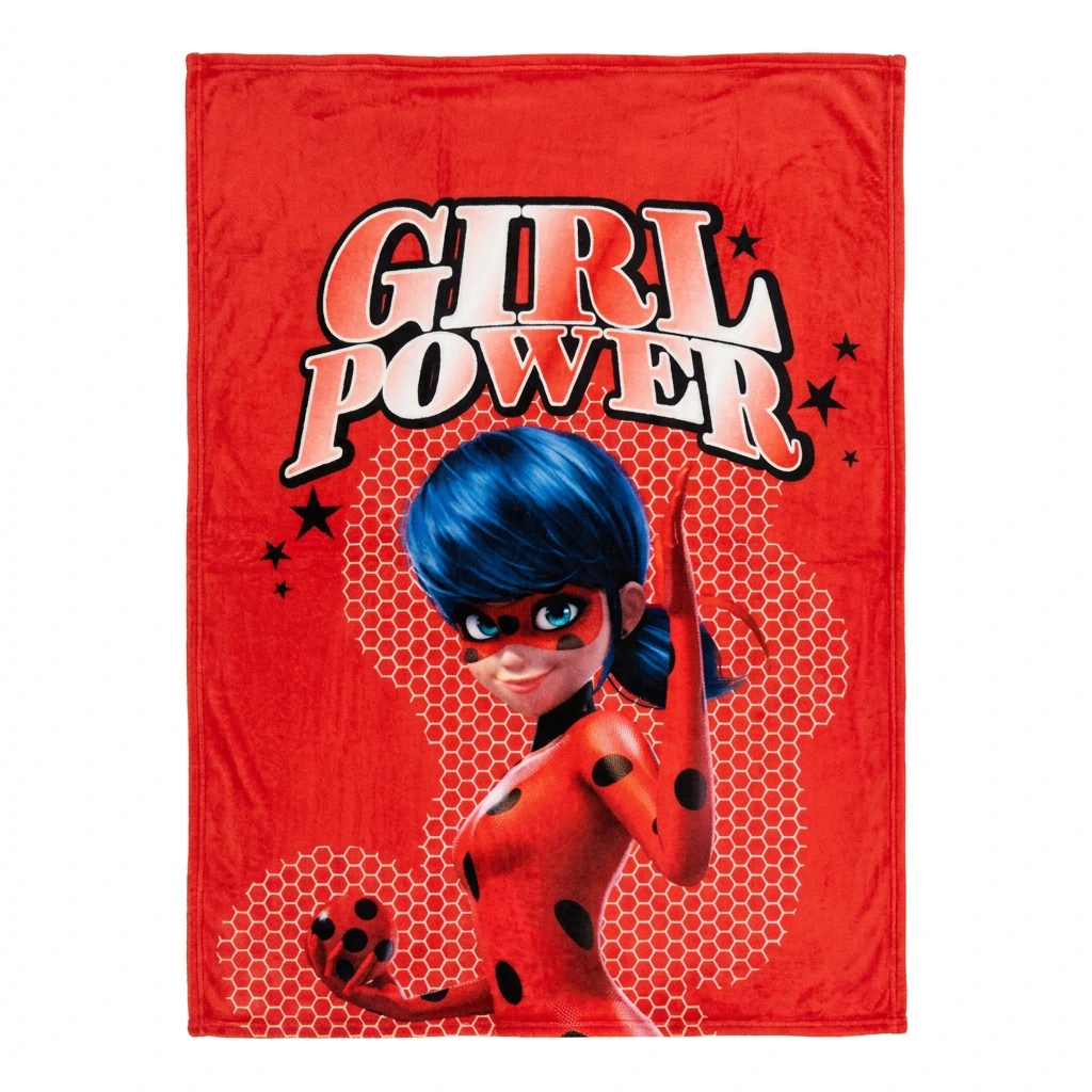 Couverture polaire MIRACULOUS LADY BUG Girl Power