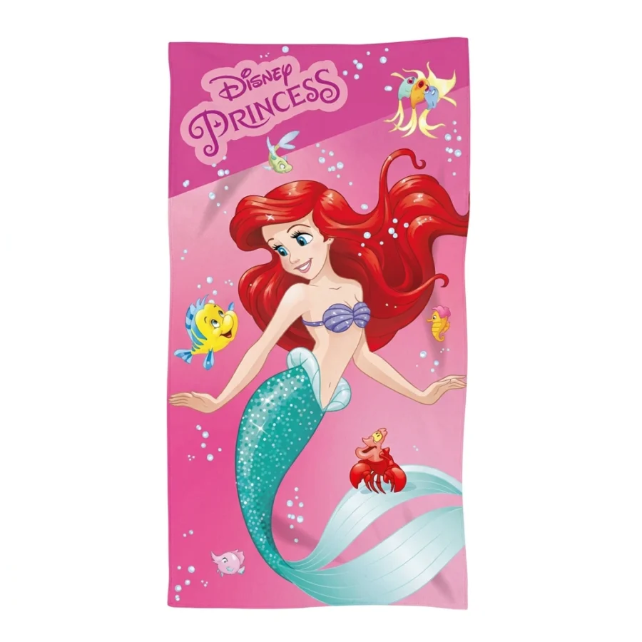 Drap de bain ARIEL PRINCESSES DISNEY (microfibre)