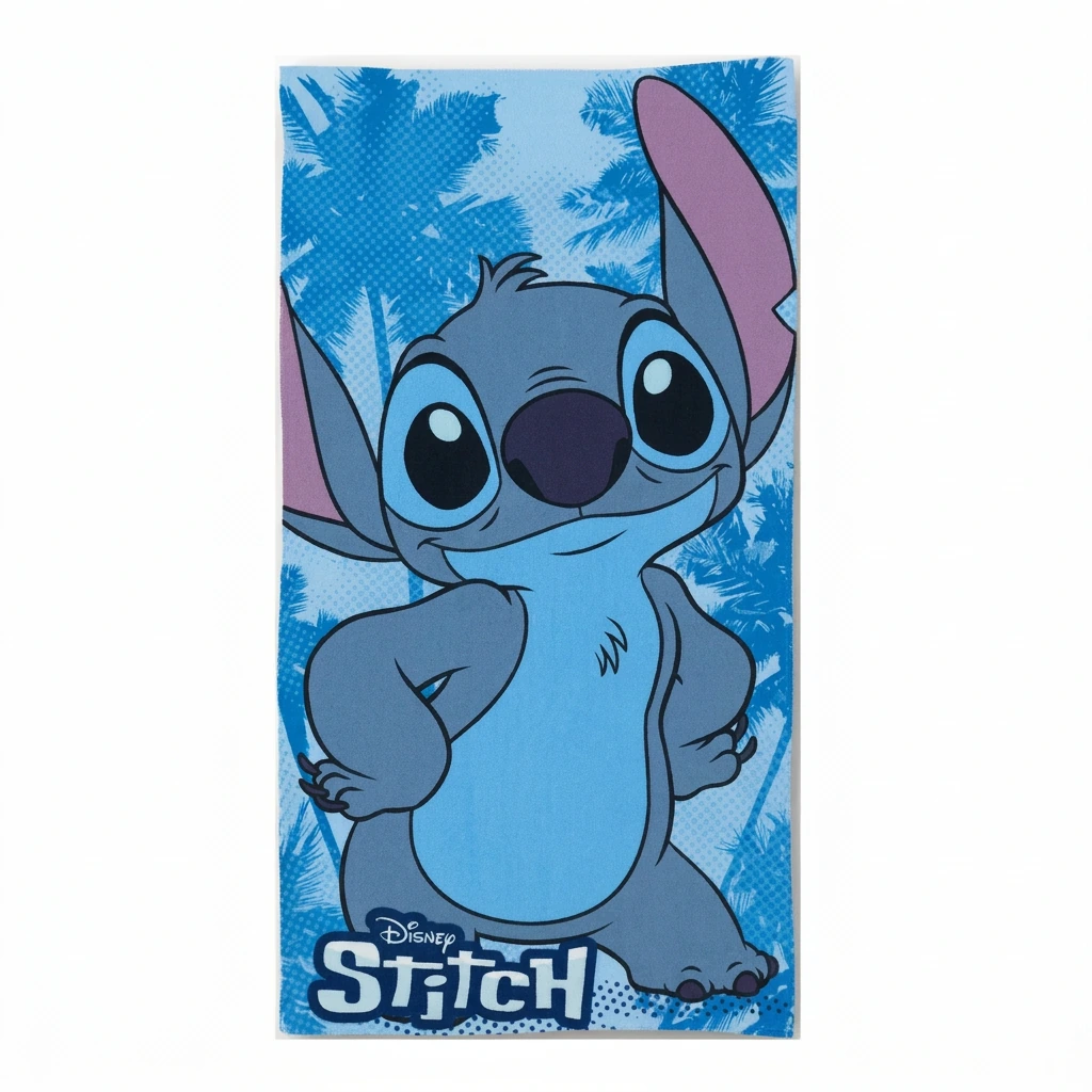 Drap de bain STITCH (microfibre-bleu)