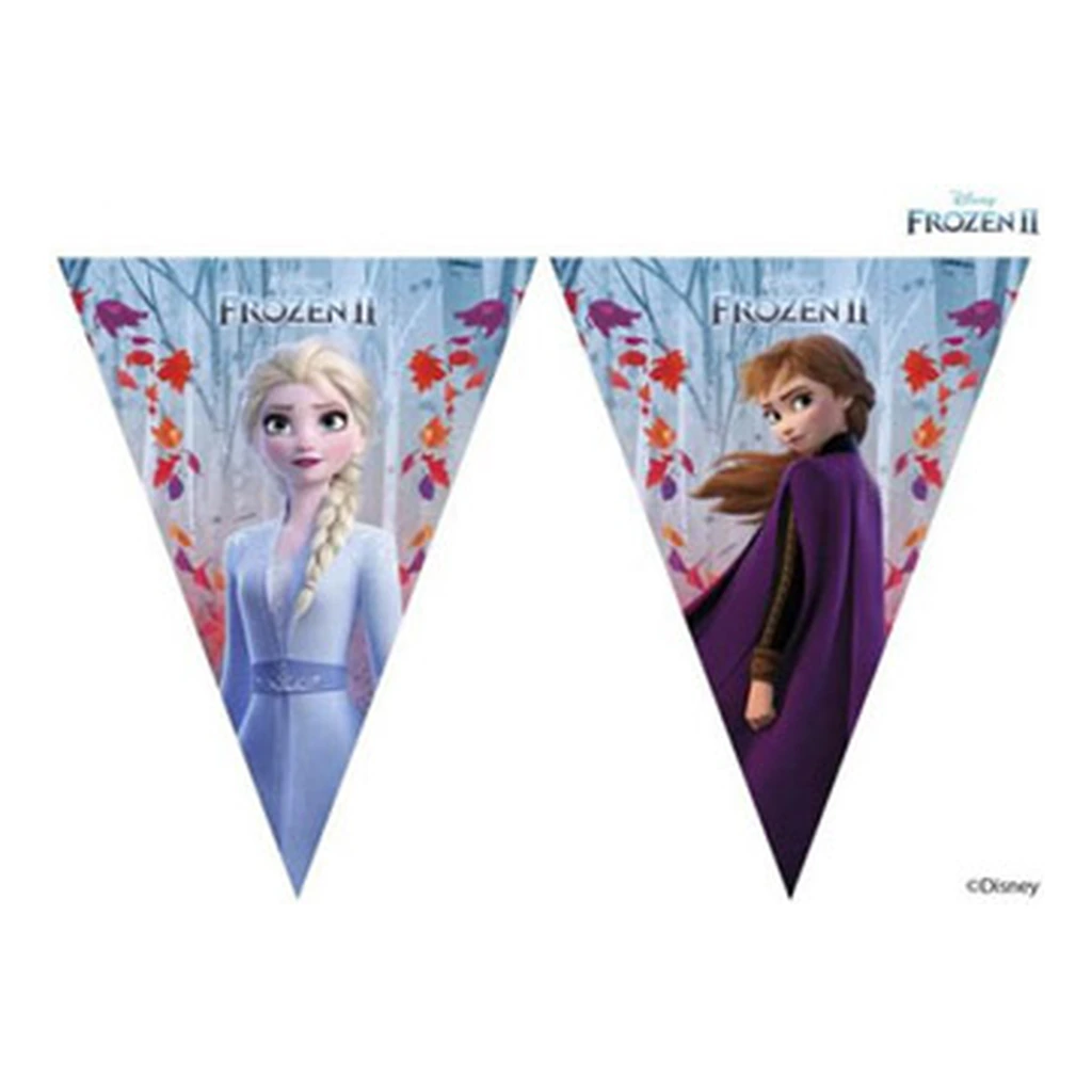 Guirlande décorative fanions REINE DES NEIGES 2