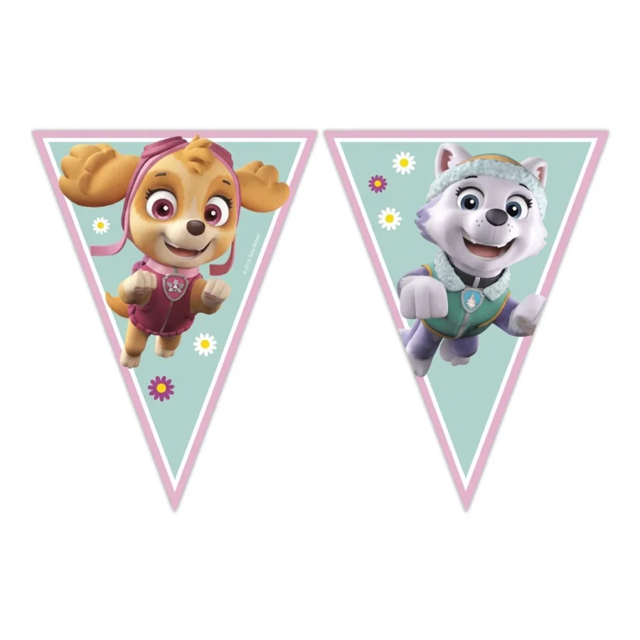 Guirlande décorative fanions STELLA PATPATROUILLE