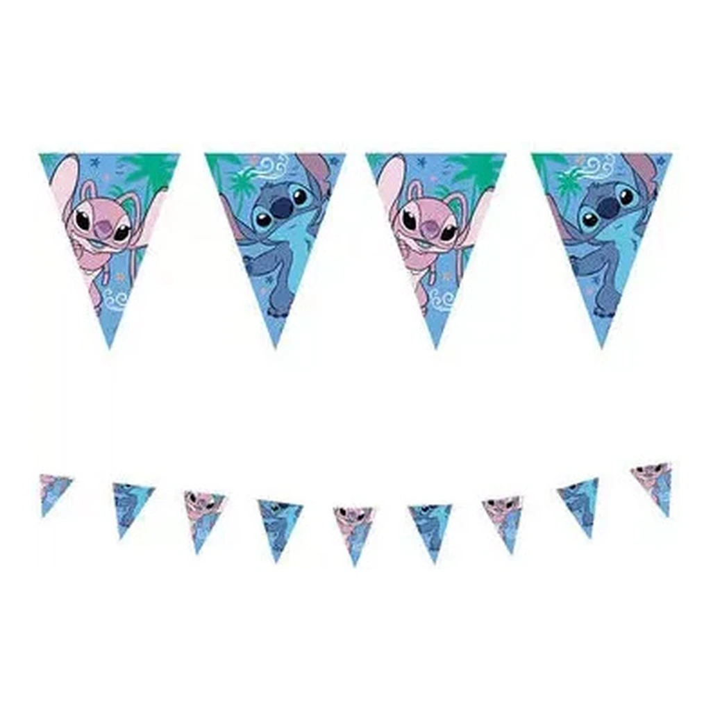 Guirlande décorative fanions STITCH