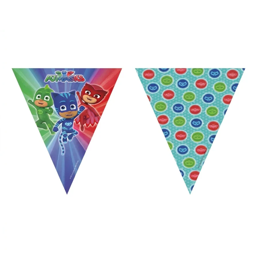 Guirlande décorative fanions PYJAMASQUES