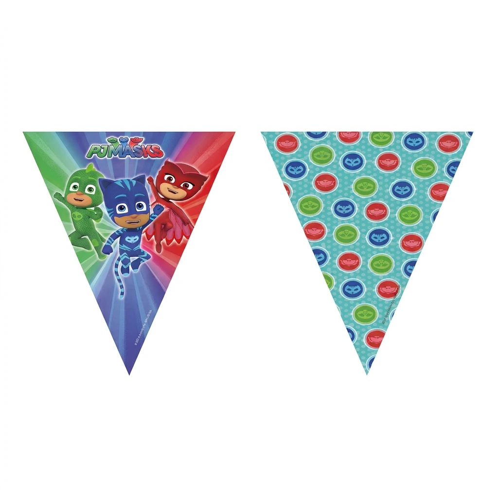 Guirlande décorative fanions PYJAMASQUES