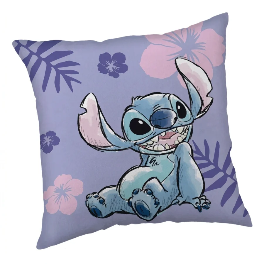 Housse de coussin velours STITCH (mauve)