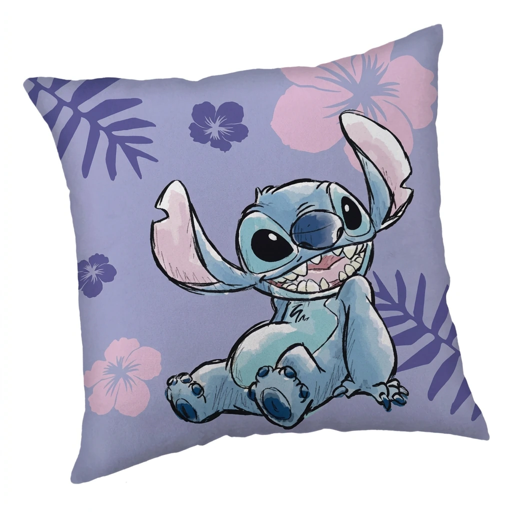 Housse de coussin velours STITCH (mauve)