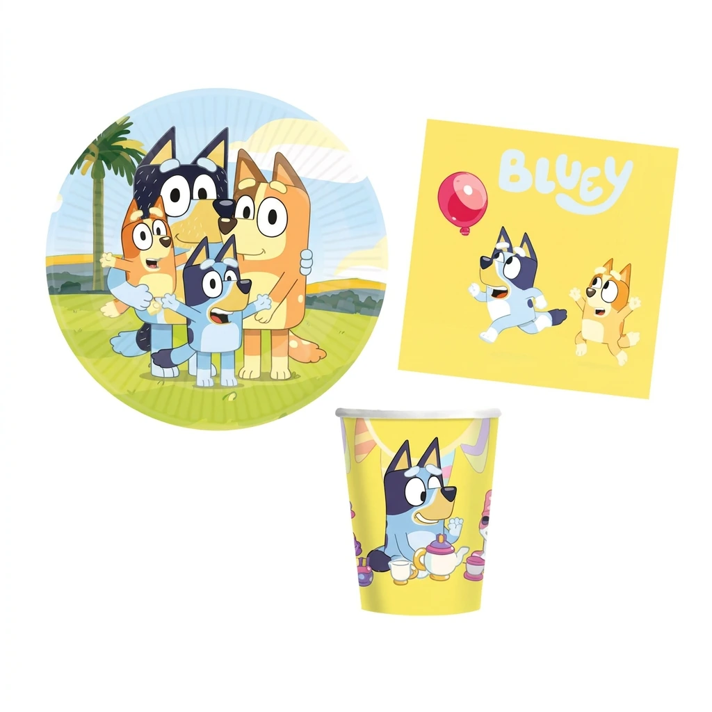 Kit éco BLUEY pour 8 enfants - Carré 1:1 Kit éco BLUEY pour 8 enfants – Image 1