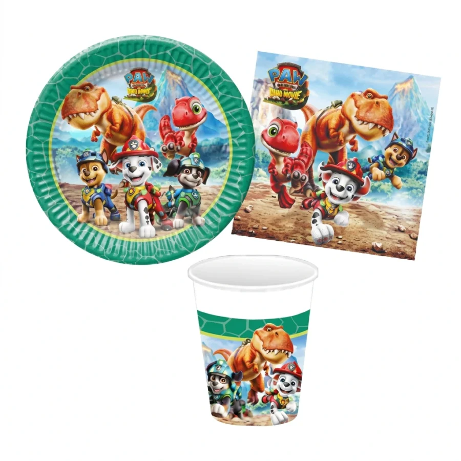 Kit éco PATPATROUILLE "Dino Movie" pour 8 enfants