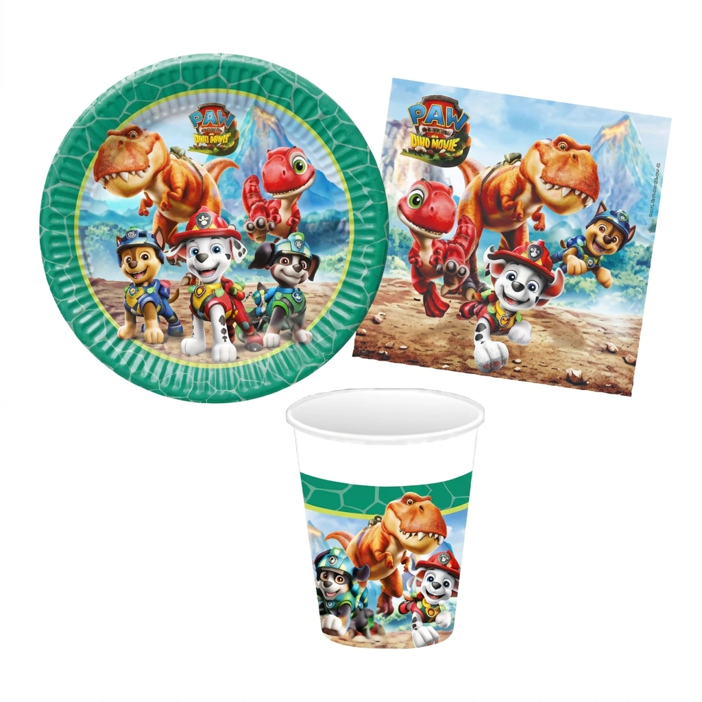 Kit éco PATPATROUILLE "Dino Movie" pour 8 enfants