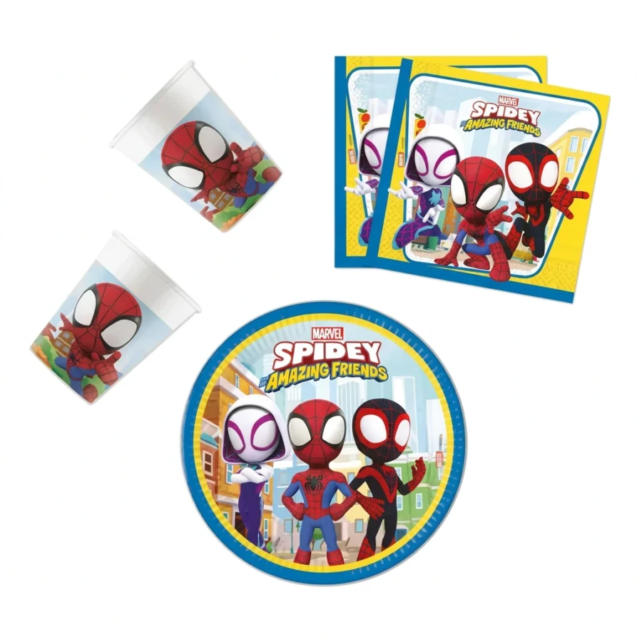 Kit éco SPIDEY pour 8 enfants