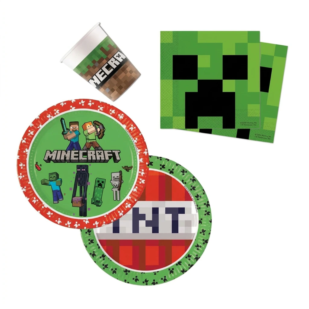 Kit éco TNT MINECRAFT pour 8 enfants