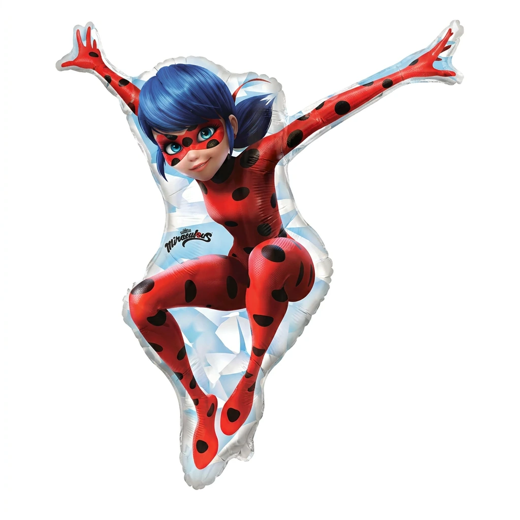Mini ballon aluminium MIRACULOUS LADYBUG (36cm)