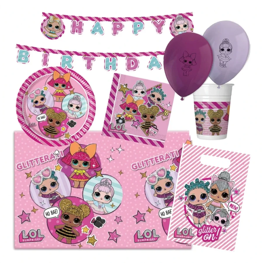 Pack XL LOL SURPRISE pour 12/16 enfants