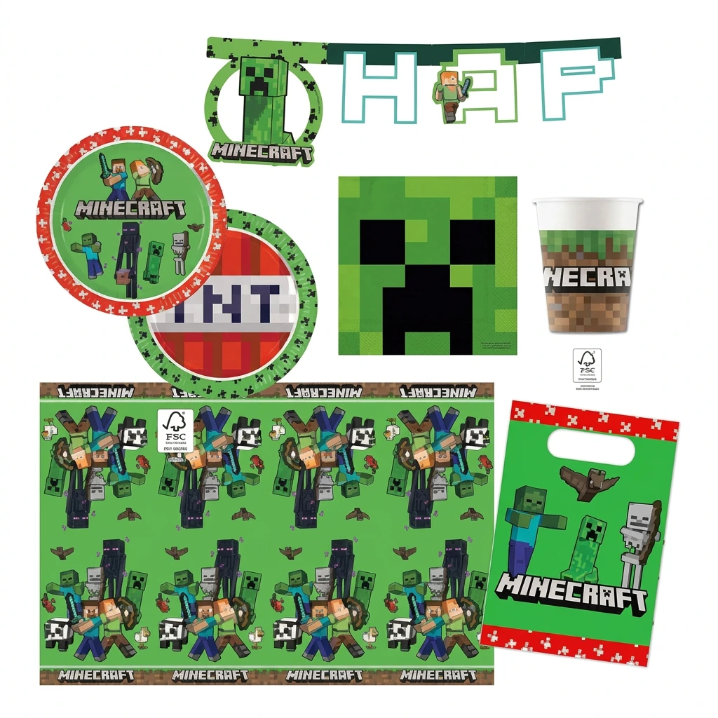 Pack L MINECRAFT pour 8 enfants