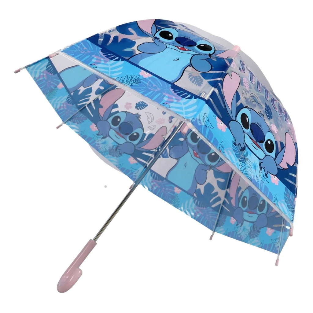 Parapluie transparent LILO & STITCH (rose)