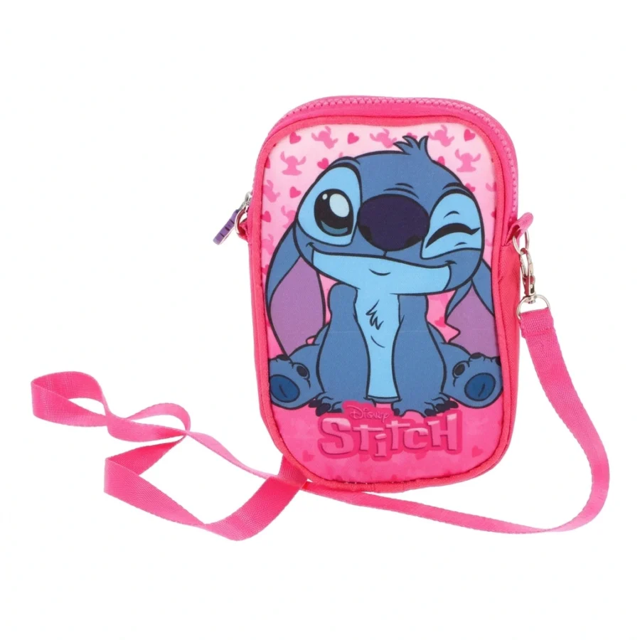 Sacoche pour téléphone STITCH (rose)