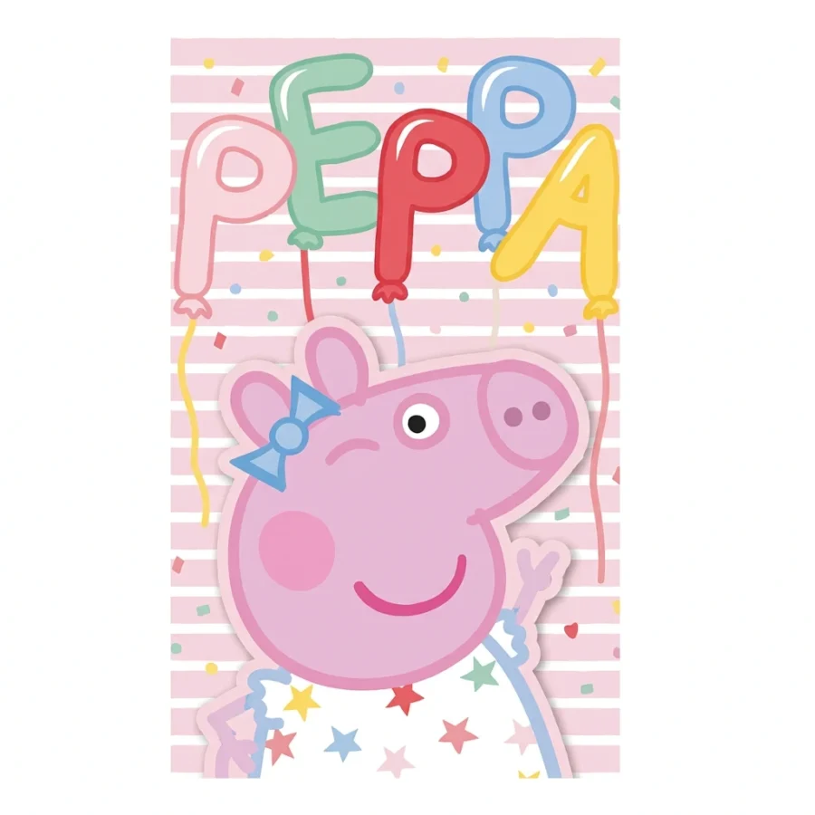 Serviette à mains PEPPA PIG (rose)
