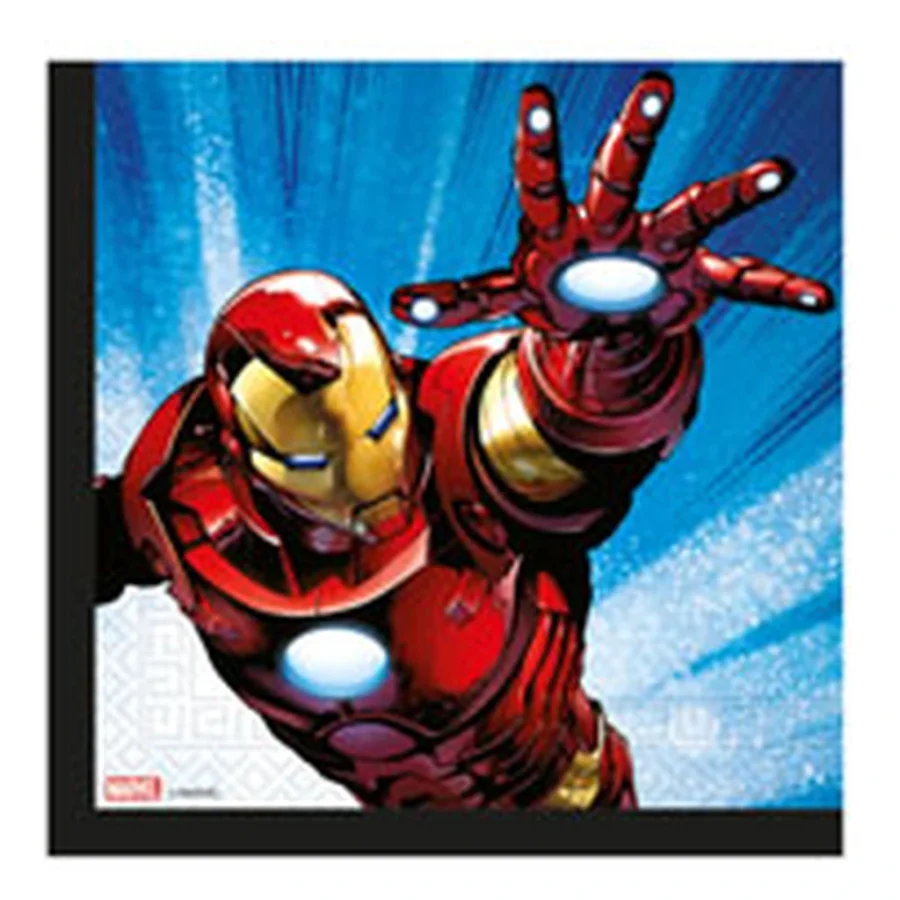20 Serviettes à jeter AVENGERS Evergreen