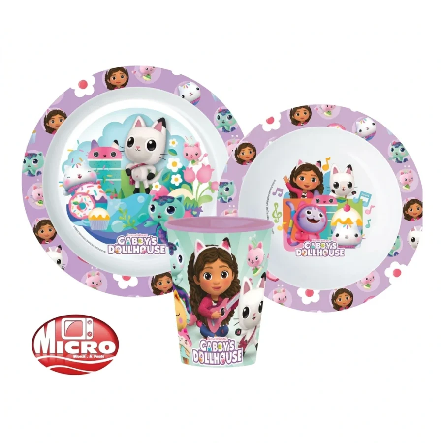 Set déjeuner 3pcs micro GABBY ET LA MAISON MAGIQUE