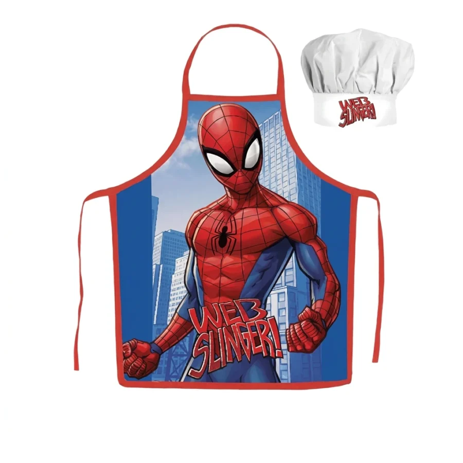 Set tablier+toque SPIDERMAN Web Slinger