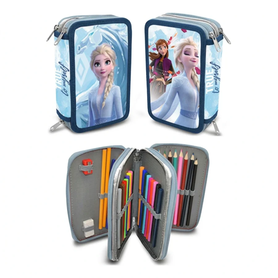 Trousse garnie 3 compartiments REINE DES NEIGES 2