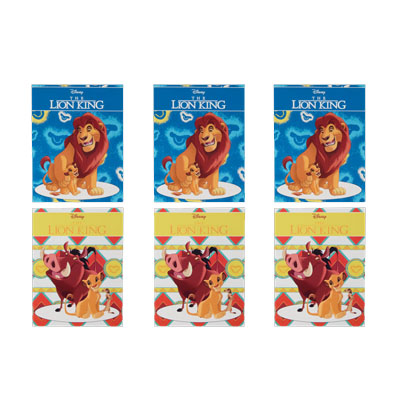 Set de 6 mini livrets coloriage LE ROI LION