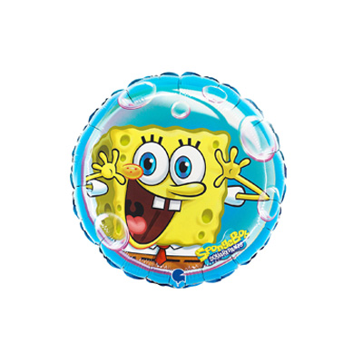 BALLON ALU 46 Ballon aluminium BOB L'EPONGE (46 cm) – Image 1