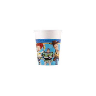 gobelets-toy-story-4-20-cl 8 timbales à jeter TOY STORY – Image 1