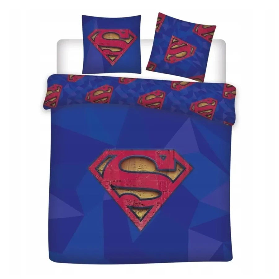 Parure housse de couette +taies SUPERMAN (lit 2 places)