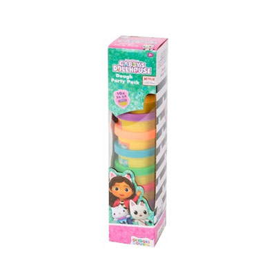 pate a modeler Set de 10 pâtes à modeler GABBY ET LA MAISON MAGIQUE – Image 1