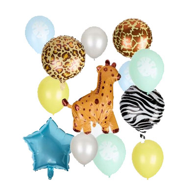 set de 15 ballon Set de 15 ballons JUNGLE ET SAFARI – Image 1